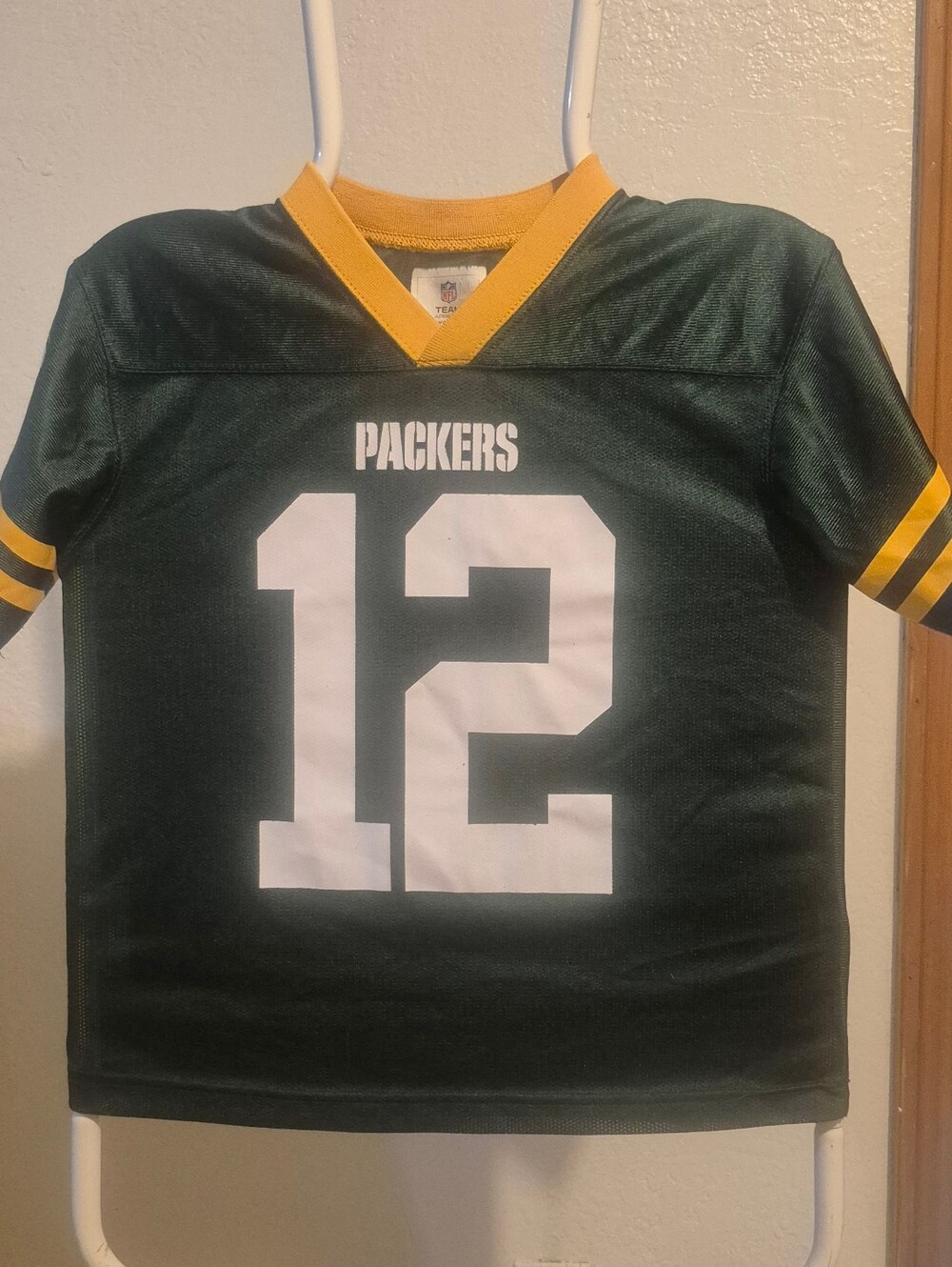 Aaron Rodgers #12 Green Bay Packers Jersey Youth Medium 8 NFL Football